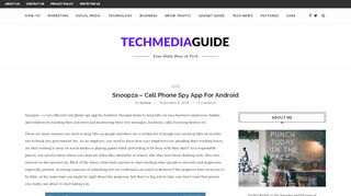 
                            5. Snoopza - Cell Phone Spy App For Android - Tech Media ...