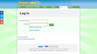 
                            2. Snoozester - Login, Log into your Snoozester Account