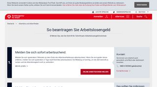 
                            6. So beantragen Sie Arbeitslosengeld - Bundesagentur für Arbeit