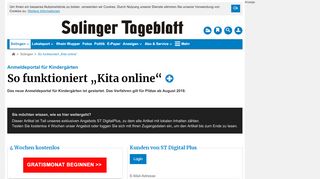 
                            6. So funktioniert „Kita online“ | Solingen