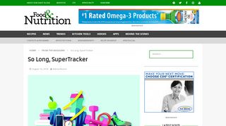 
                            10. So Long, SuperTracker | Food & Nutrition | From the Magazine