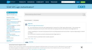 
                            2. SOAP API Login Authentication? - Salesforce Developer Community