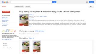 
                            9. Soap Making for Beginners & Homemade Body Scrubs & Masks for Beginners