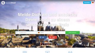 
                            1. Social Deal, entdecke Deine Stadt zum unschlagbaren Preis