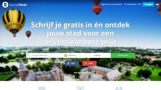 
                            3. Social Deal, ontdek jouw stad voor een …