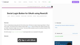 
                            7. Social Login Button for OAuth using ReactJS (Example)