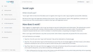 
                            2. Social Login Feature | LoginRadius Identity Platform