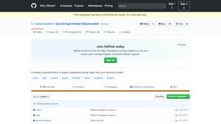 
                            8. Social Login Helper For Android - github.com