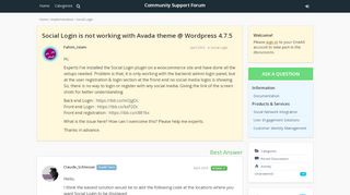 
                            3. Social Login is not working with Avada theme @ Wordpress 4.7.5 ...