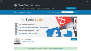 
                            2. Social Login – Plugin WordPress | WordPress.org