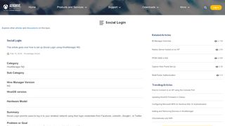 
                            1. Social Login - thehivecommunity.aerohive.com