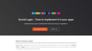
                            2. Social Login - Time to implement it in your apps - Auth0