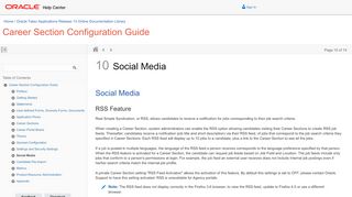 
                            6. Social Media - Oracle Docs