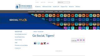 
                            3. Social Media - Tennessee State University