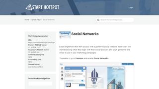 
                            6. Social Networks I Start Hotspot Cloud WiFi software