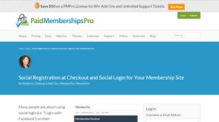 
                            1. Social Registration at Checkout and Social Login for Your ...