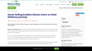 
                            4. Social Selling Enables Zotezo Users on their Wellness Journey