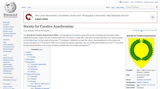 
                            8. Society for Creative Anachronism - Wikipedia