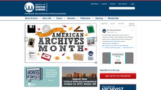 
                            2. Society of American Archivists: Home