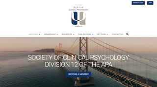 
                            6. Society of Clinical Psychology | Division 12 of the American ...