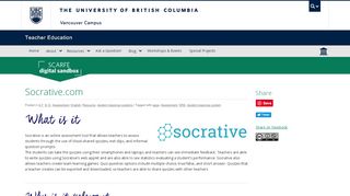 
                            9. Socrative.com | Scarfe Digital Sandbox