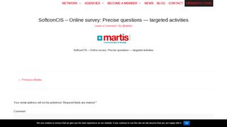 
                            2. SoftconCIS - Online survey: Precise questions ... - Comvort