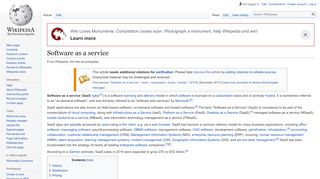 
                            6. Software as a service - Wikipedia