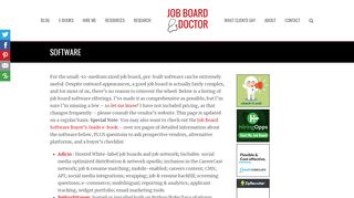 
                            4. Software – Job Board Doctor