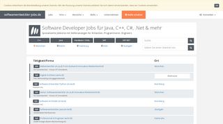 
                            3. softwareentwickler-jobs.de: Alle Jobs für Entwickler, Programmierer ...