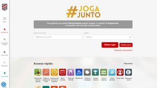 
                            3. Sogipa: Login na área do Joga Junto