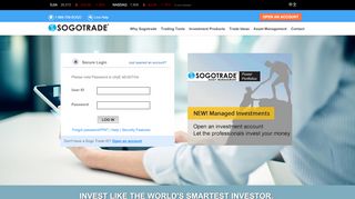 
                            5. SogoTrade - Account Login