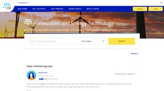 
                            3. Solar monitoring cost - The AGL Community