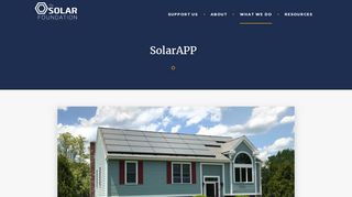 
                            8. SolarAPP - The Solar Foundation