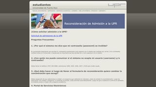 
                            4. Solicitud de Admisión - UPR - Portal de Estudiantes