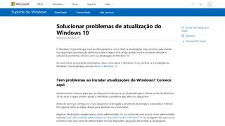 
                            4. Solucionar problemas de atualização do Windows 10 ...