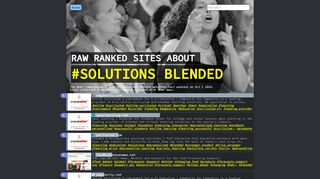 
                            7. #Solutions Blended • Raw Ranked Sites