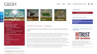 
                            4. Solutions | CAQH ProView - Dental | CAQH