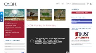 
                            8. Solutions | CAQH ProView for Providers | CAQH