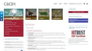 
                            9. Solutions | CAQH