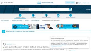 
                            4. Solved: aaa authentication enable default group... - Cisco ...