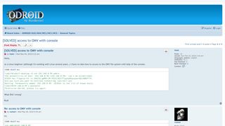 
                            9. [SOLVED] access to OMV with console - ODROID