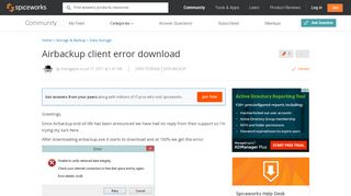 
                            4. [SOLVED] Airbackup client error download - Data Storage ...