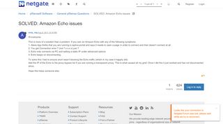 
                            9. SOLVED: Amazon Echo issues | Netgate Forum