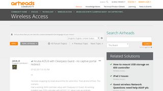 
                            6. Solved: Aruba AOS 8 with Clearpass Guest - no captive portal redirect ...