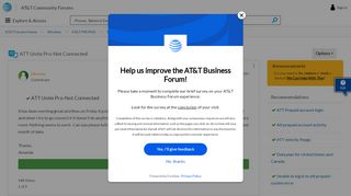 
                            8. Solved: ATT Unite Pro-Not Connected - AT&T Community