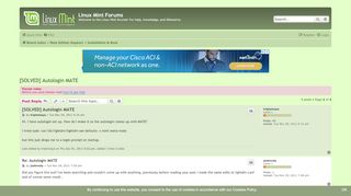 
                            8. [SOLVED] Autologin MATE - Linux Mint Forums