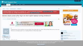 
                            7. Solved: black screen after log in on Acer aspire laptop ...