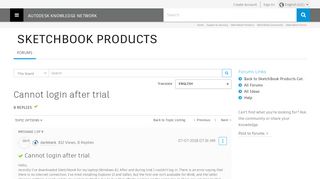 
                            4. Solved: Cannot login after trial - Autodesk Community- SketchBook ...
