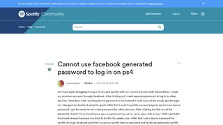 
                            4. Solved: Cannot use facebook generated password to log in o ...