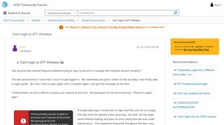 
                            11. Solved: Can't login to ATT Wireless - AT&T …